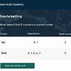 whats an exacta bet